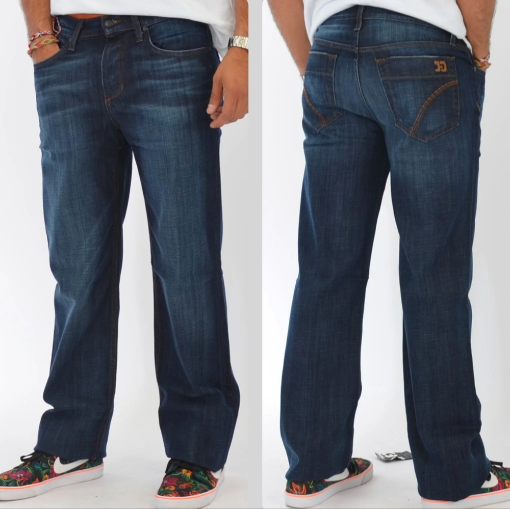 NWT Joe's Jeans The Rebel Men's Straight Leg Relaxed Dark Wash 100% Cotton  38